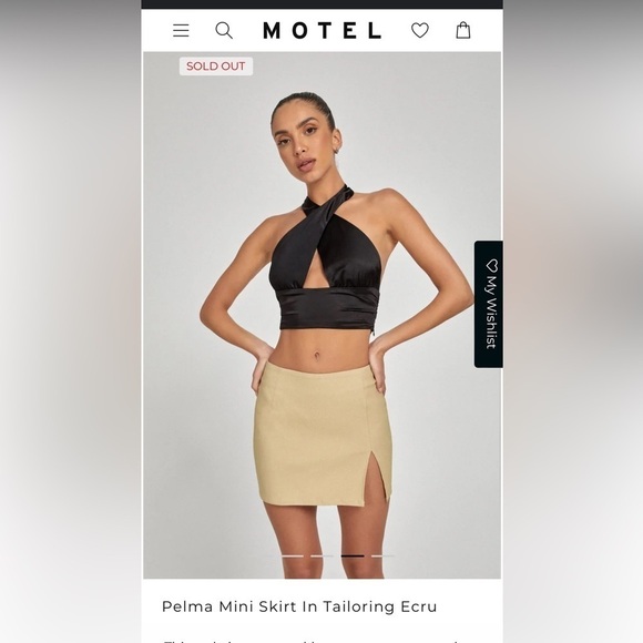 NWT - Motel Rocks Pelma Skirt Size M - Picture 3 of 7